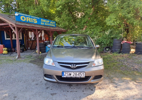 Honda City cena 5900 przebieg: 250000, rok produkcji 2007 z Olszyna małe 67